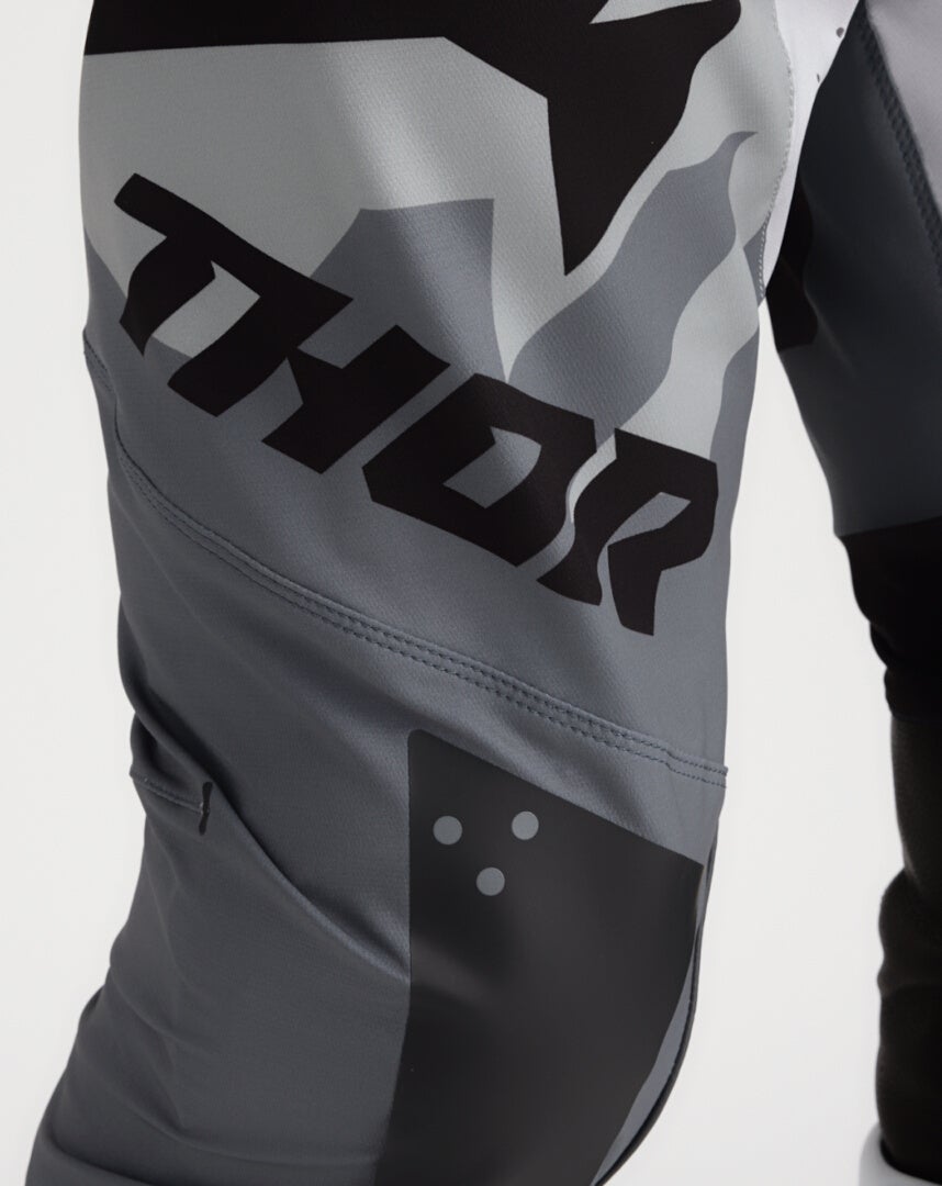 Thor Sportmode Brave Motocross bukser sort/hvid/grå 36 Figur 10