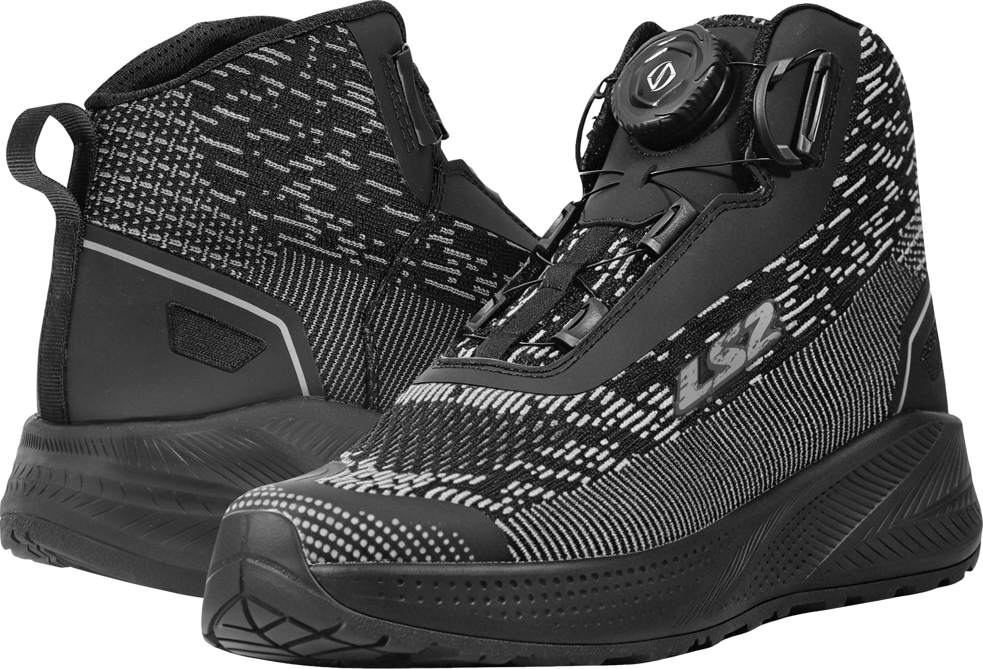 LS2 Lotus Motorcycle Shoes black 46 Figure 5