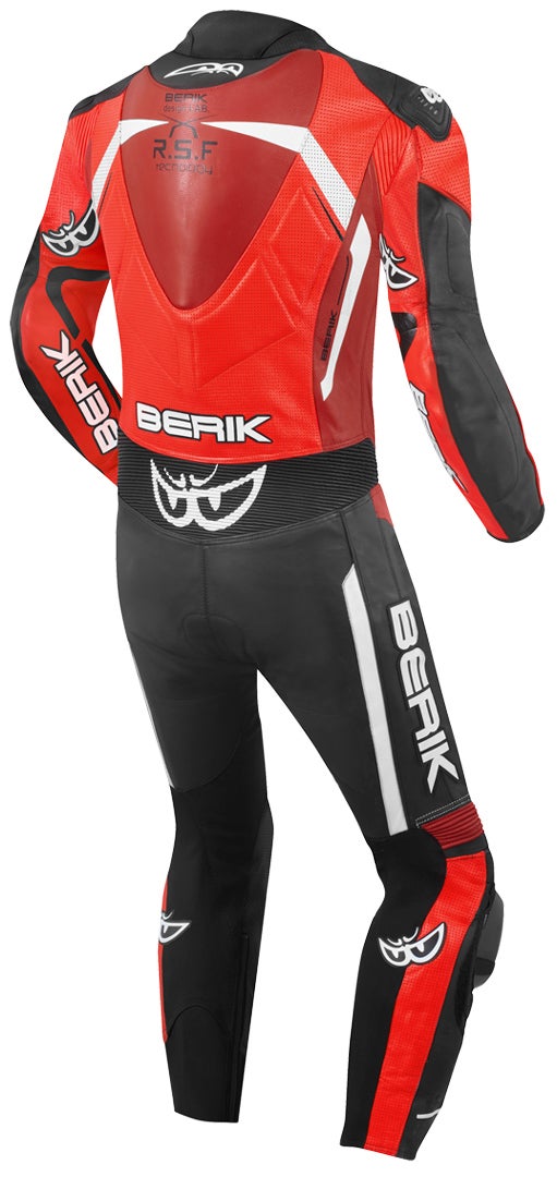 Berik RSF-Teck perforated One Piece Motorcycle Leather Suit black/white/red 58 Figure 2