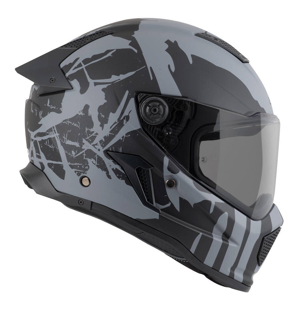Bogotto Rapto Demon Casque Gris/rouge mat XL Figure 13