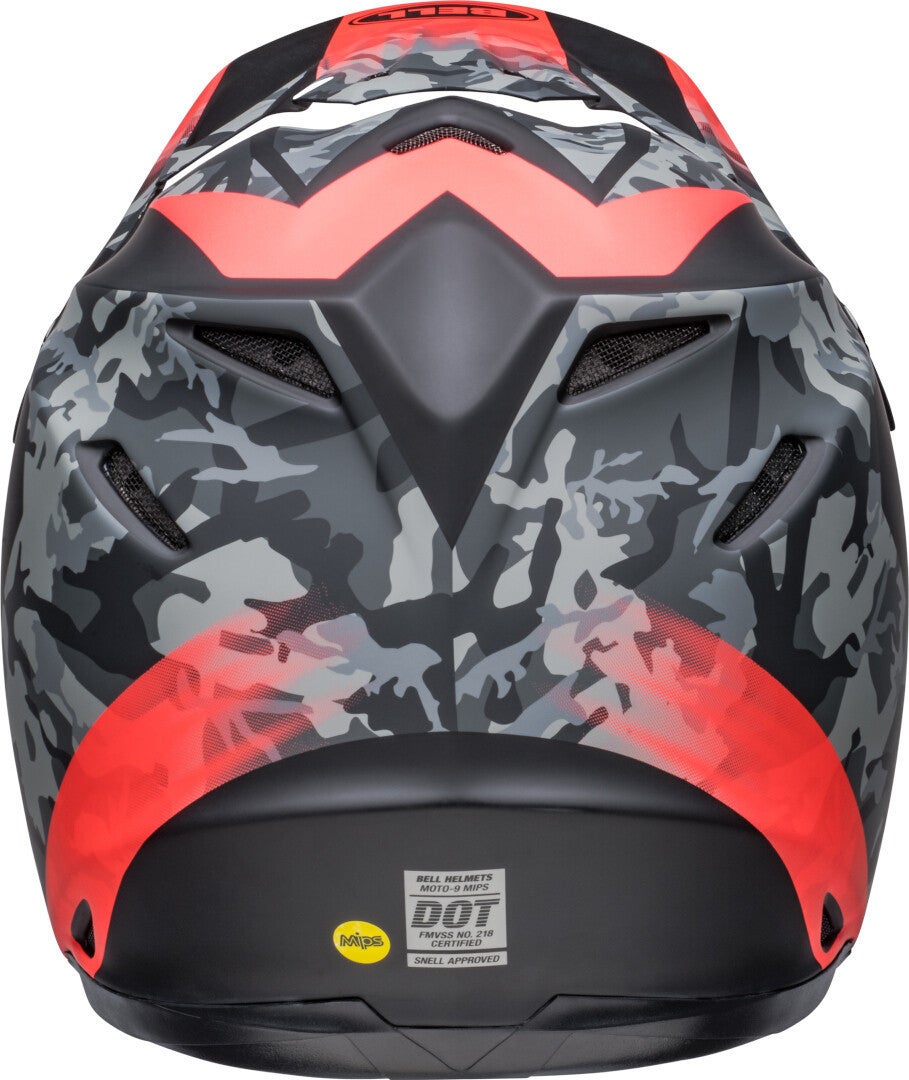 Bell Moto-9 MIPS Venom Casco Motocross nero/rosso XL Figura 6