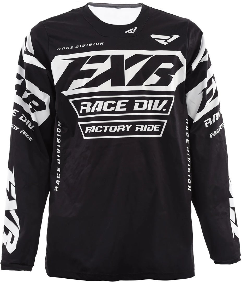 FXR Cold Cross RR Motocross Jersey Sort M Figur 1