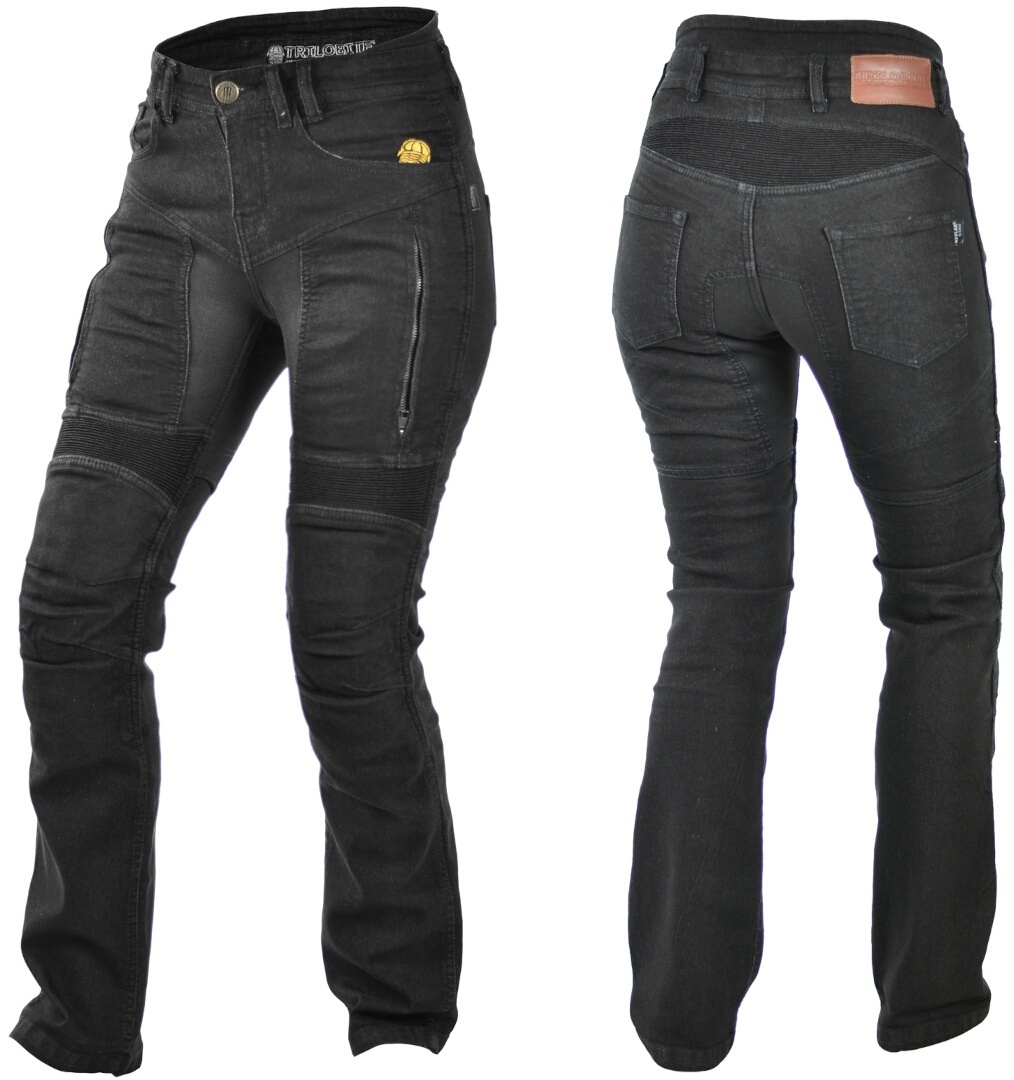 Trilobite Parado Doublelayer Blugi pentru motociclete pentru doamne negru 30/34 Figura 3