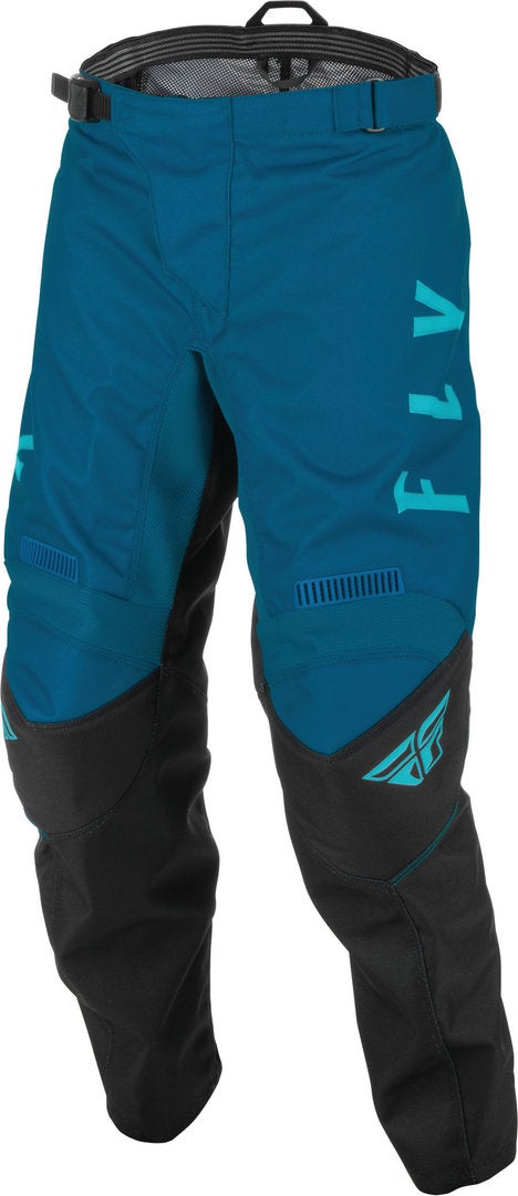 Fly Racing F-16 Motocross bukser til unge Sort/turkis 26 Figur 2