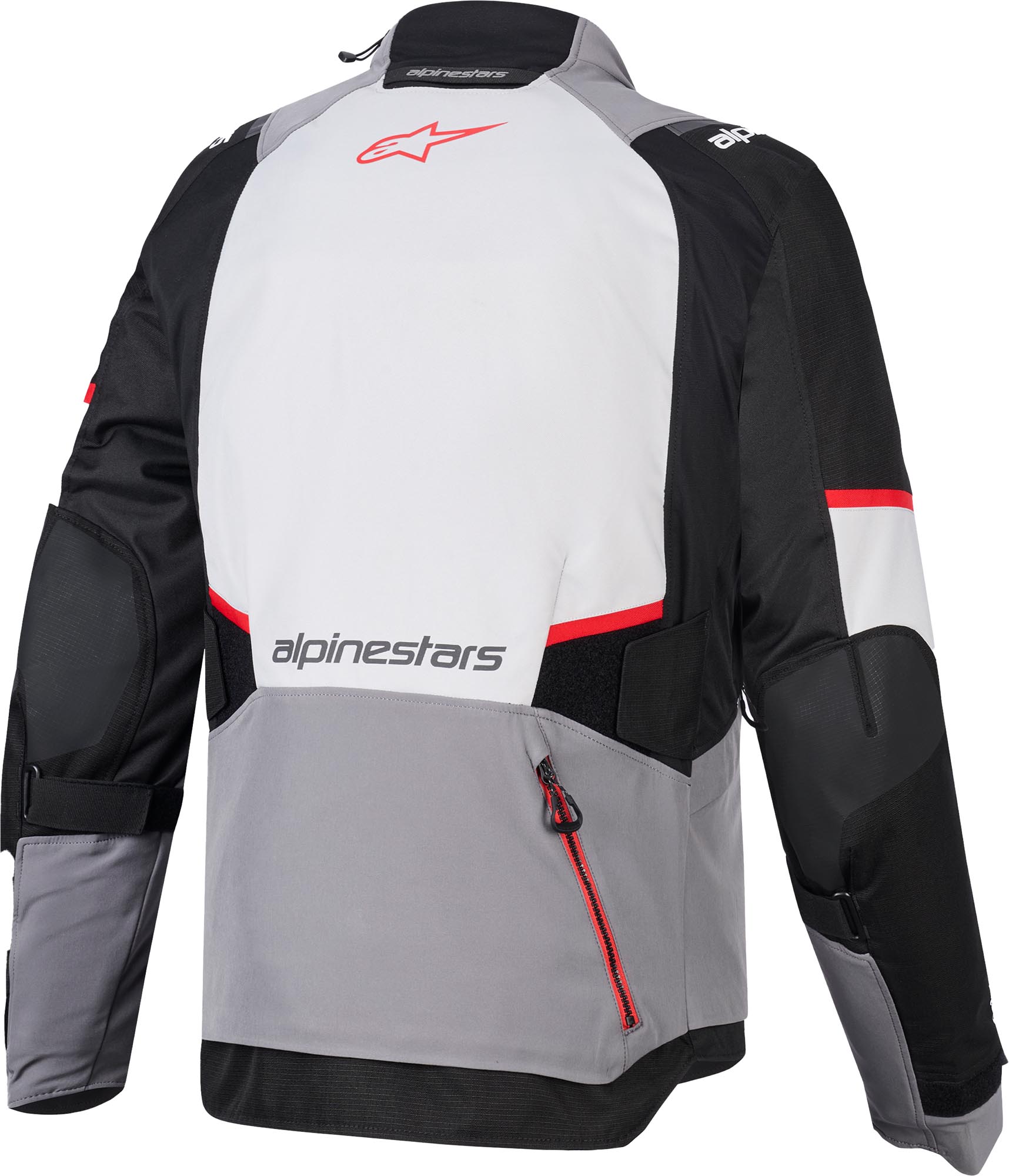 Alpinestars Andes V4 Drystar waterproof Motorcycle Textile Jacket grey/red M Figure 2