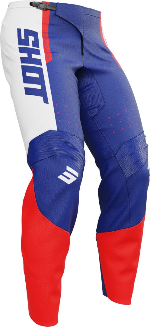 Shot Draw League Pantaloni Motocross Bambini blu/bianco/rosso 8/9 Figura 2