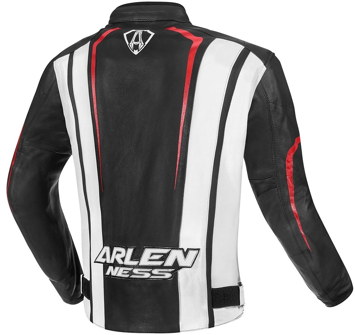 Arlen Ness Motegi Motorcycle Leatherjacket black/white/red 54 Figure 2