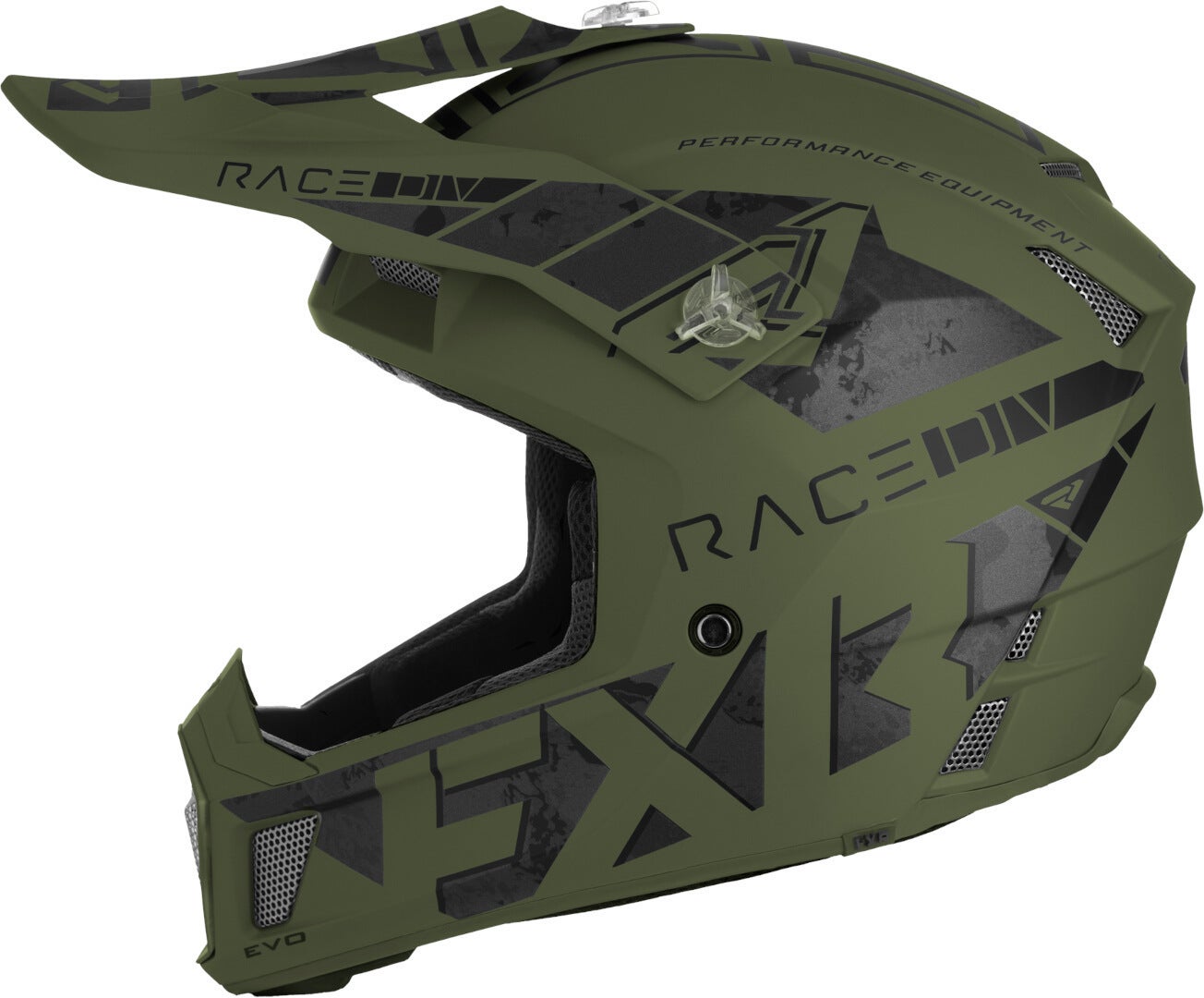 FXR Clutch Stealth Casque de motocross Green matt M (57/58) Figure 4