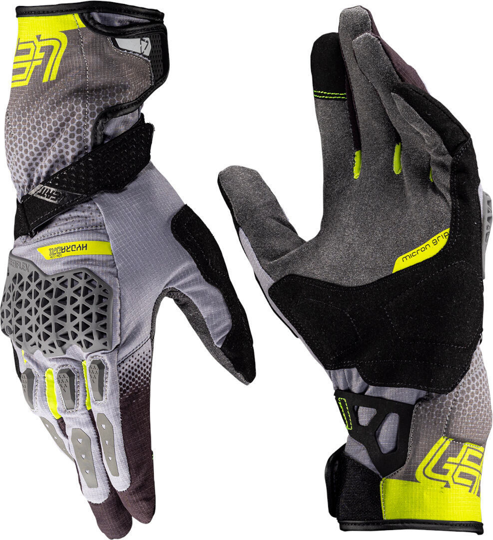 Leatt ADV Hydradri 5.5 vandtætte motorcykelhandsker sort/grå/gul L Figur 1