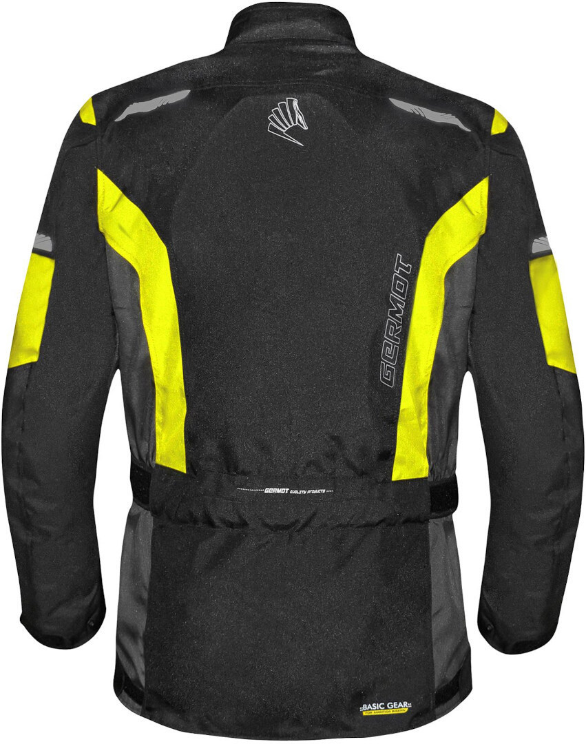 Germot Aron waterproof Motorcycle Textile Jacket black/neon M Figure 2