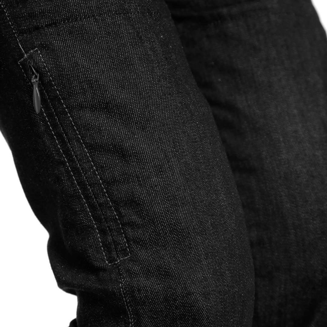 Dainese Denim Slim Damer Motorcykel Tekstil Bukser Sort 31 Figur 3