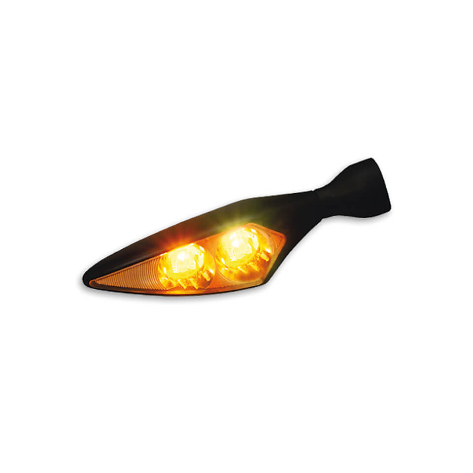 Kellermann LED-indikator Micro Rhombus Extreme svart Fram höger / bak vänster Figur 1