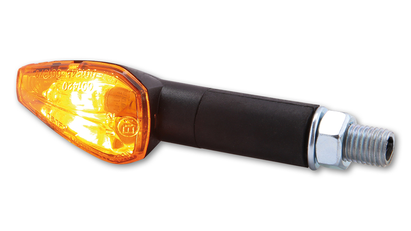 HIGHSIDER Smart Peak Lampindikator Kropp Svart / Lins Orange (Par), Fram och Bak Figur 2