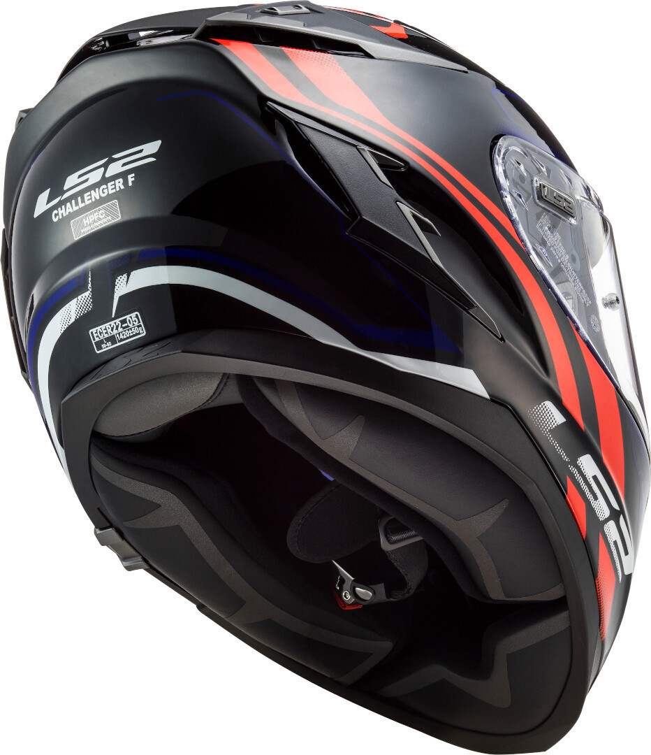 LS2 FF327 Challenger Propeller Helmet black/red/blue L (59/60) Figure 8