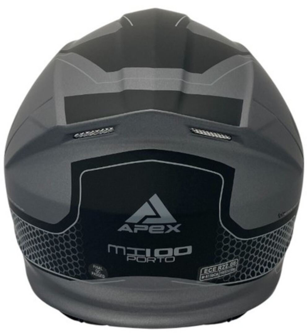 APEX MI100 Porto Cască Negru/gri S (55/56) Figura 2