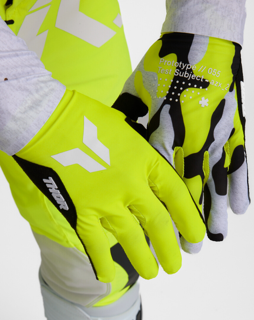 Thor Sportmode Riot Mănuși de motocross Verde deschis XS Figura 5