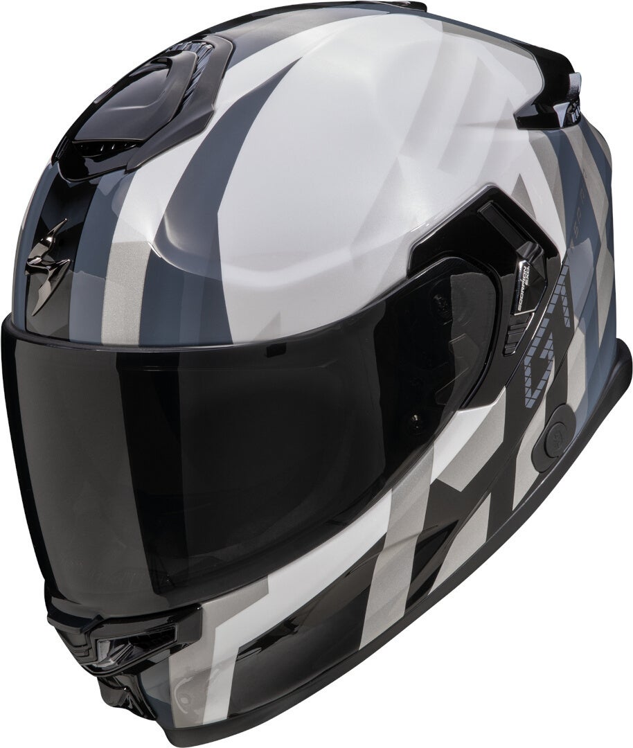 Scorpion EXO-GT SP Air Touradven Casco bianco/argento S (55/56) Figura 1
