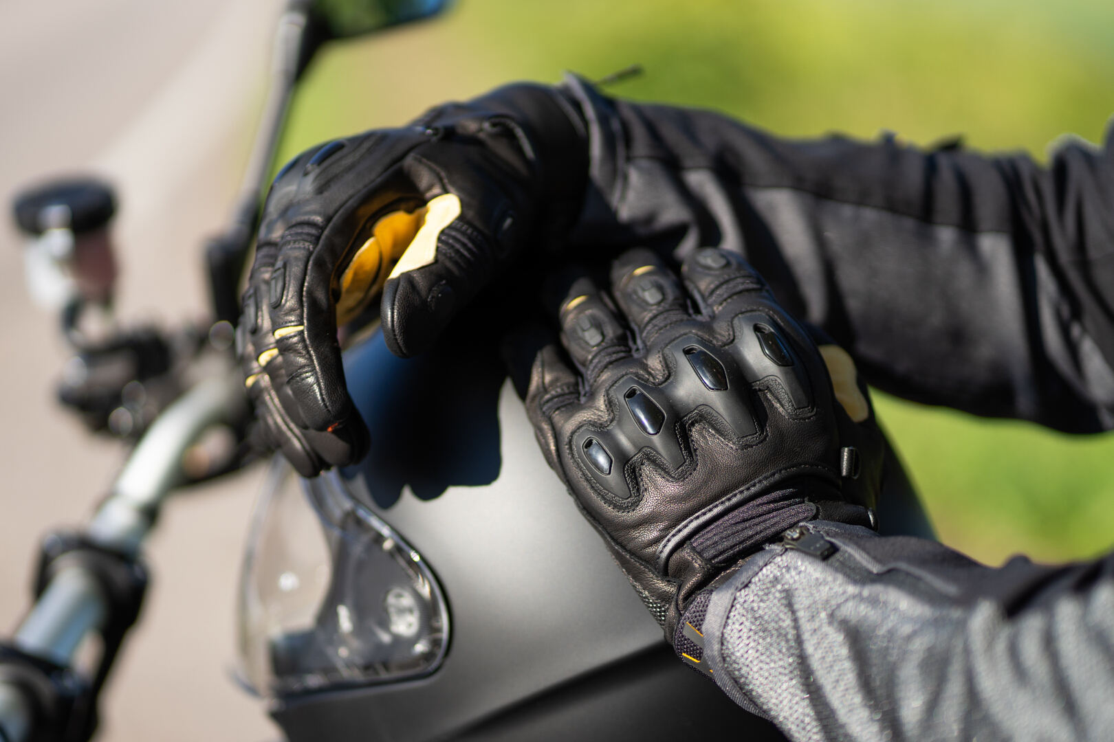 Halvarssons Flon Motorrad Handschuhe 11 Abbildung 5