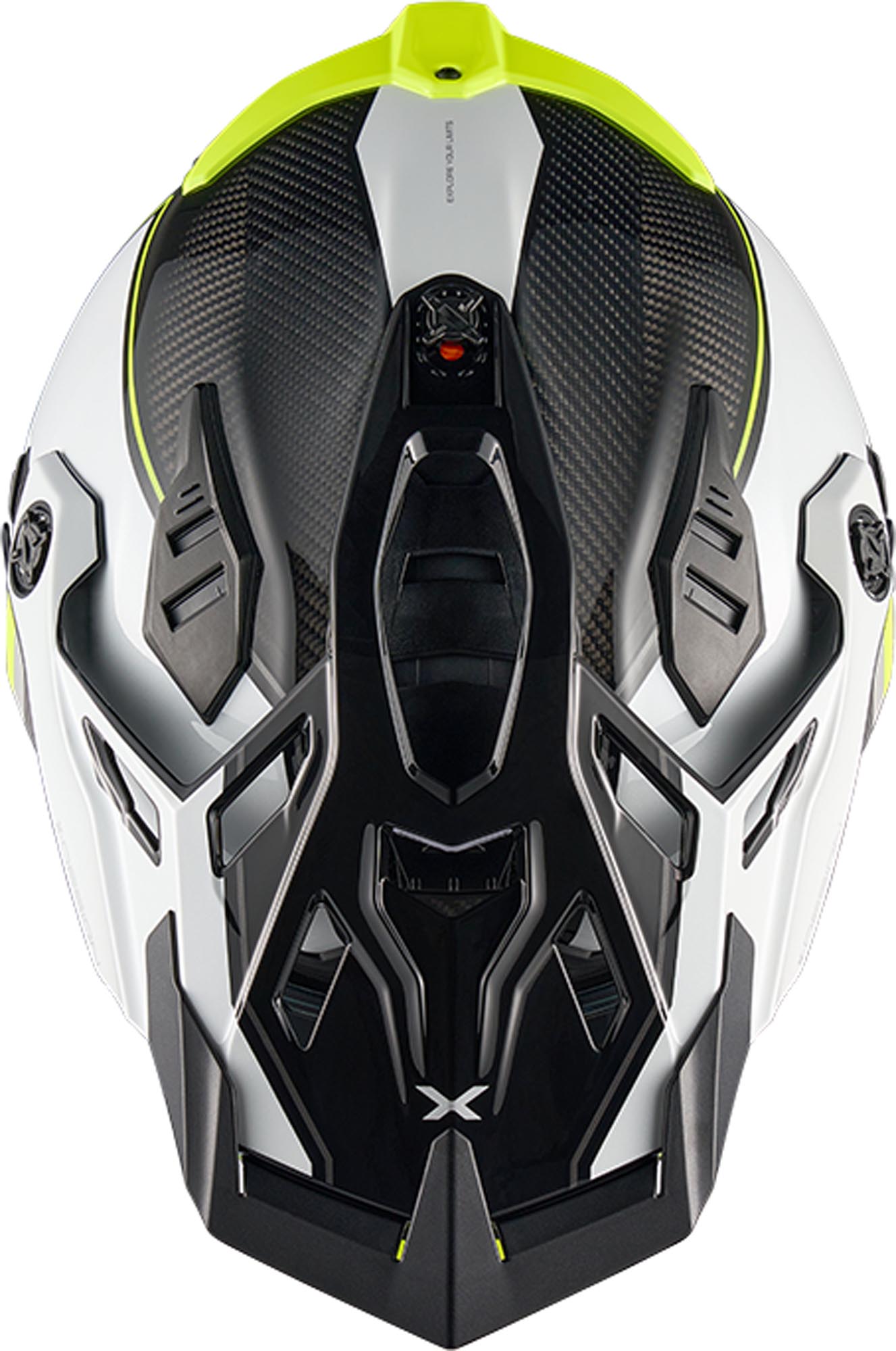 Nexx X.Rally Raid Carbon Enduro-hjälm svart/vit/neongul Man (57/58) Figur 6