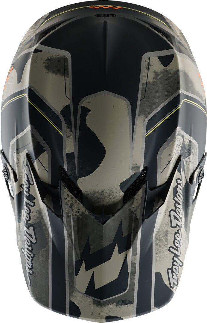 Troy Lee Designs GP Pro MIPS Trooper Motoross Hjelm sort/grå/grøn S (55/56) Figur 8