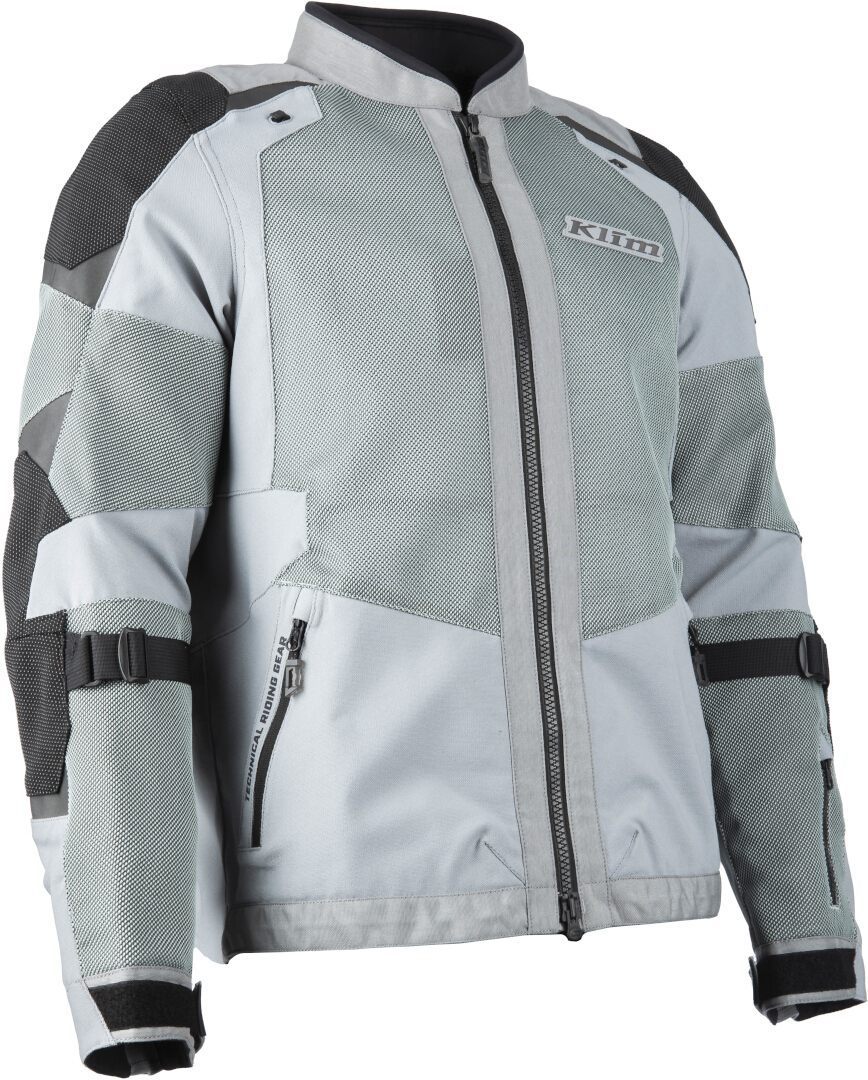 Klim Baja S4 Enduro Mesh Motorcycle Textile Jacket grey/black 3XL Figure 3