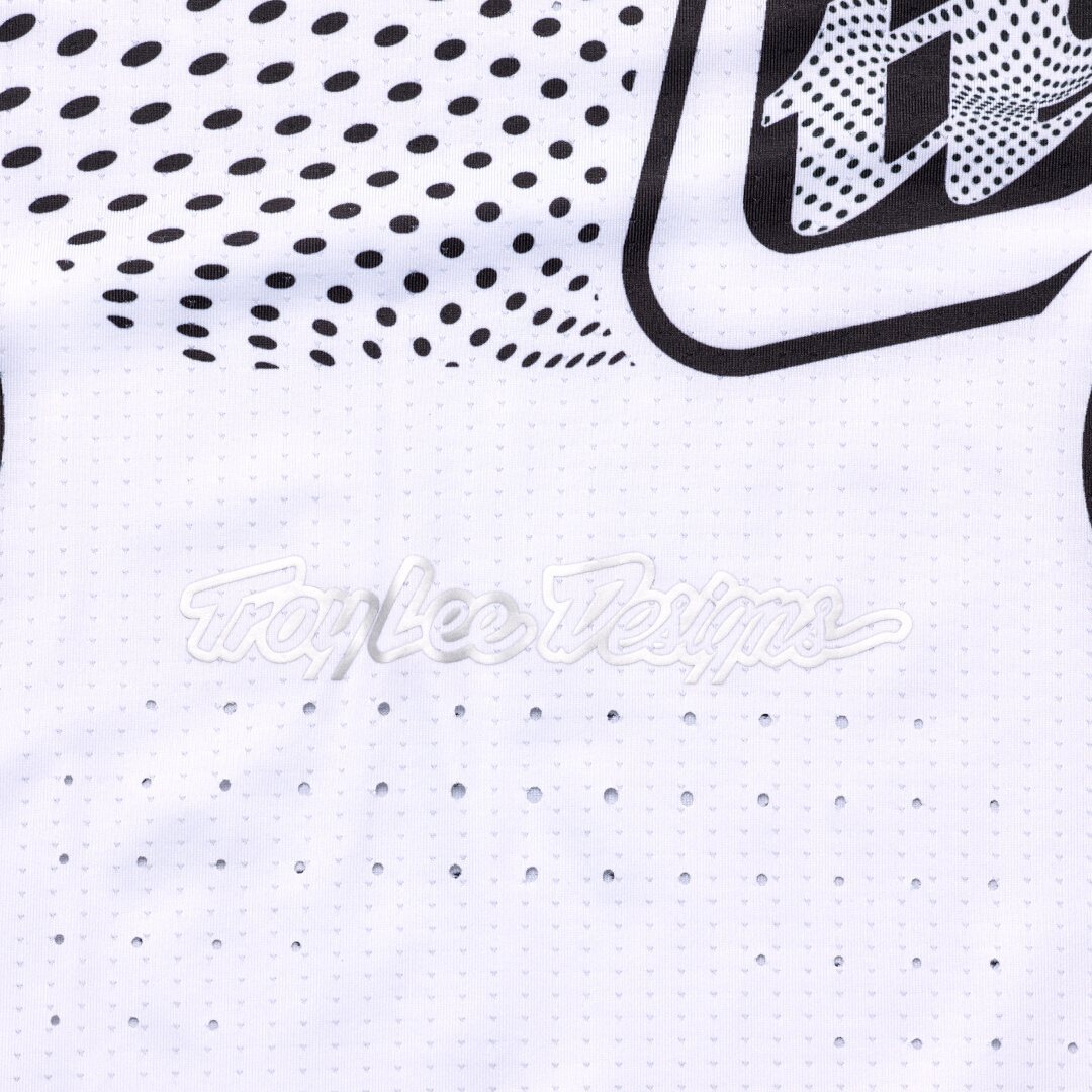 Troy Lee Designs SE Ultra Optic Tricou de motocross Negru/Alb/Roșu/Galben L Figura 8