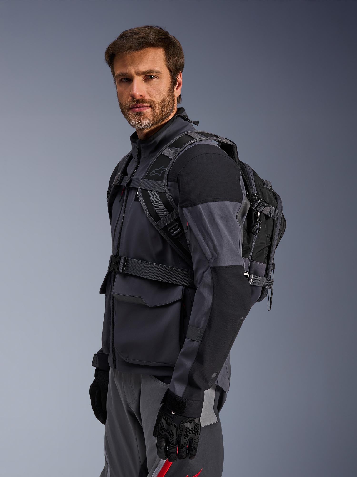 Alpinestars AT-15 Sac à dos moto noir/gris Figure 3