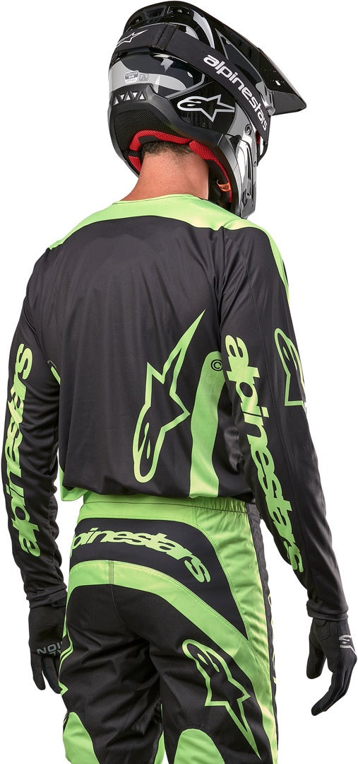 Alpinestars Fluid Lurv Motocross trøje sort/gul M Figur 3