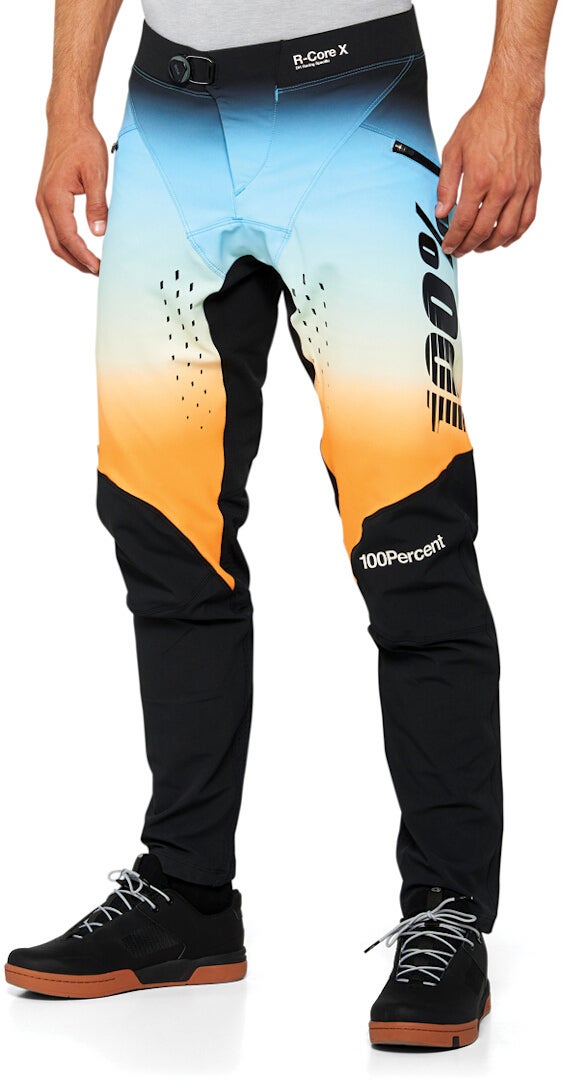 100% R-Core X LE Bicycle Pant black/blue/yellow 34 Figure 1