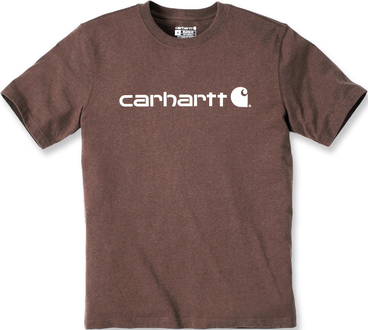 Carhartt EMEA Core Logo Workwear Short Sleeve Triko hnědobílá XL Obrázek 1