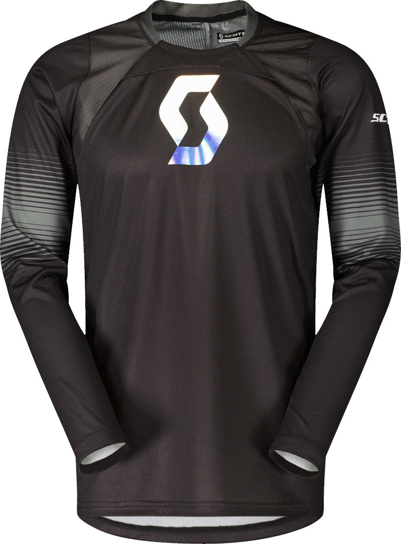 Scott 450 Podium 2023 Tricou de motocross Negru/gri S Figura 1