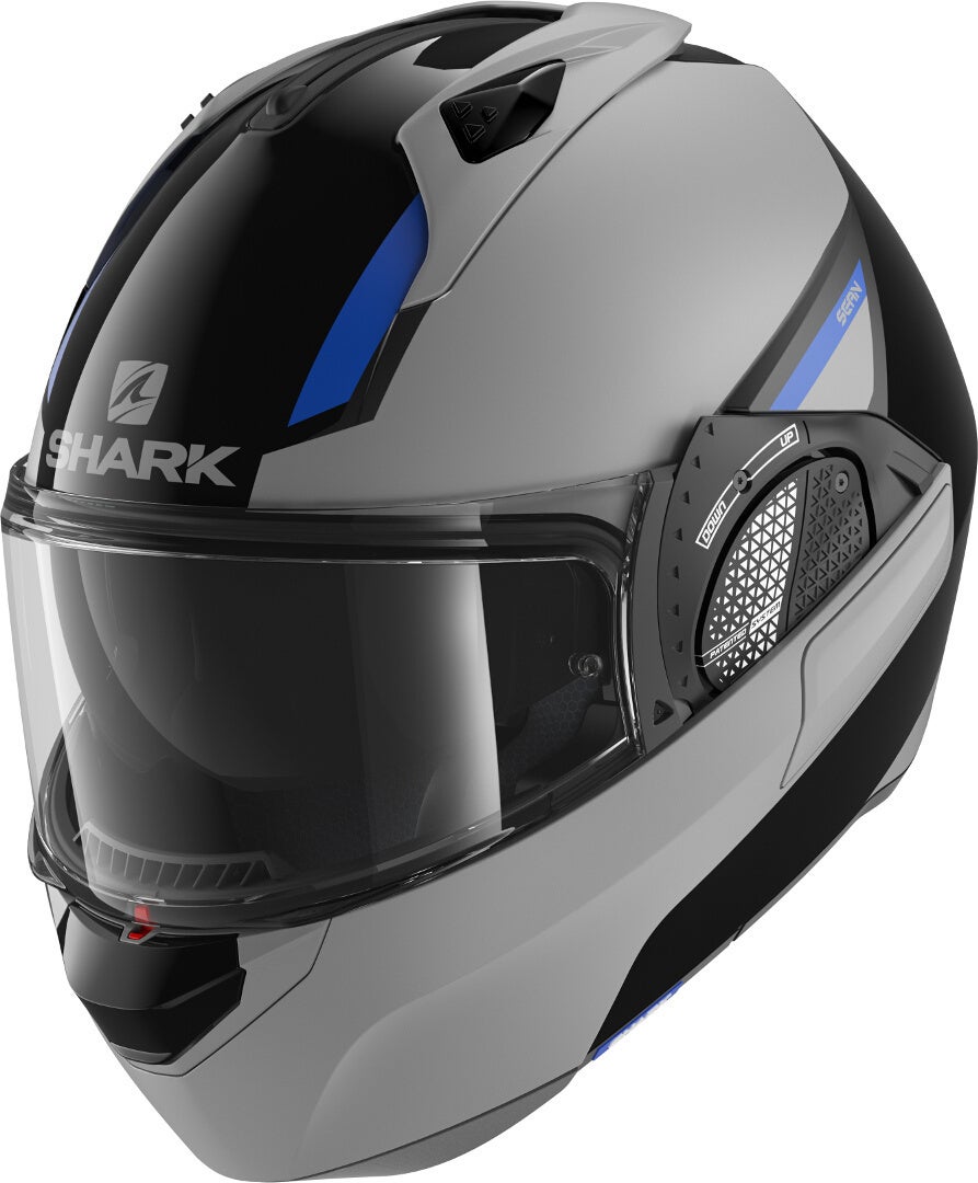 Shark Evo-GT Sean Hjelm Sort/sølv L (59/60) Figur 1