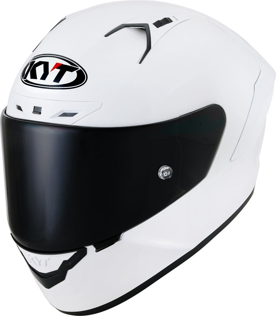 KYT NZ Race Plain Casco Bianco L (59/60) Figura 1
