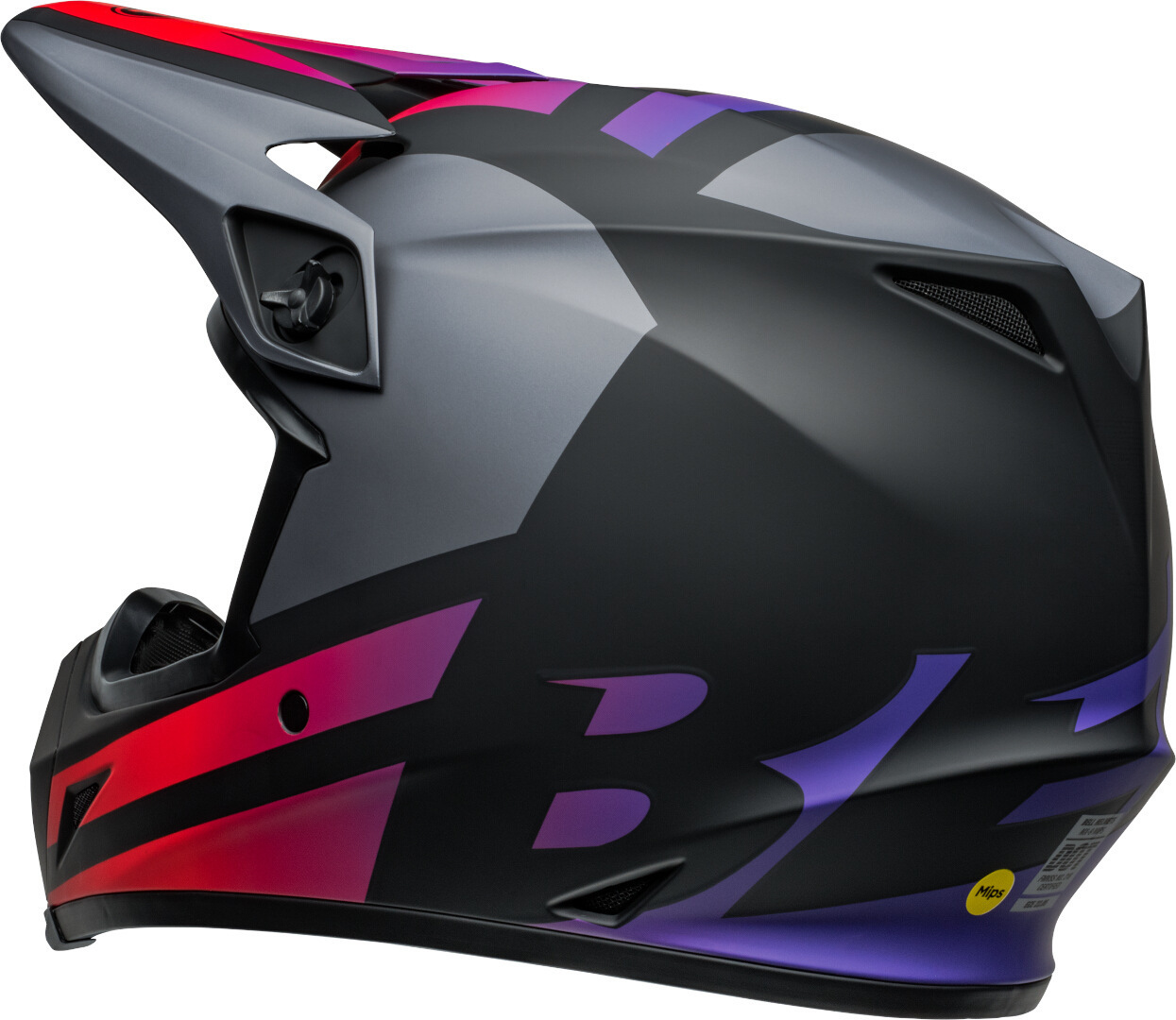 Bell MX-9 MIPS Alter Ego Cască de motocross Negru/Gri/Roșu S (55/56) Figura 7