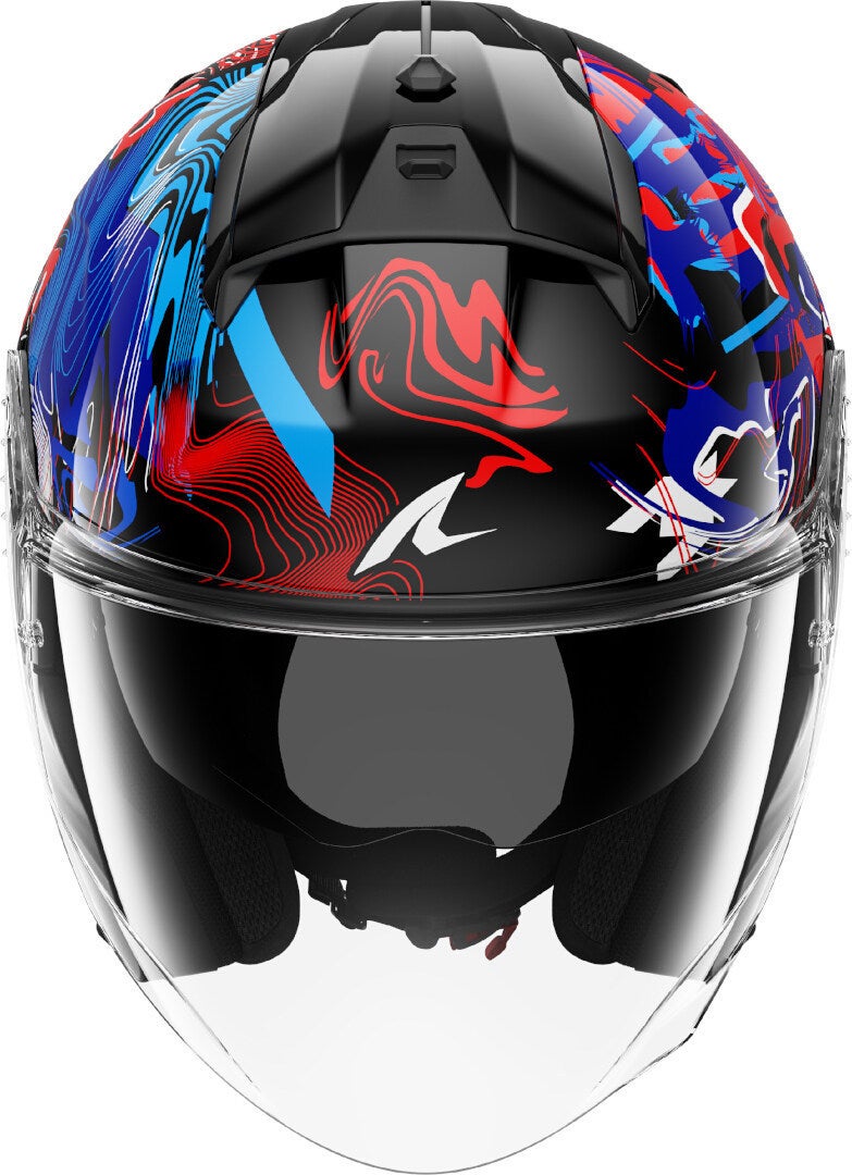 Shark Skwal Jet Pranz Casco Jet nero/bianco/blu/rosso M (57/58) Figura 2