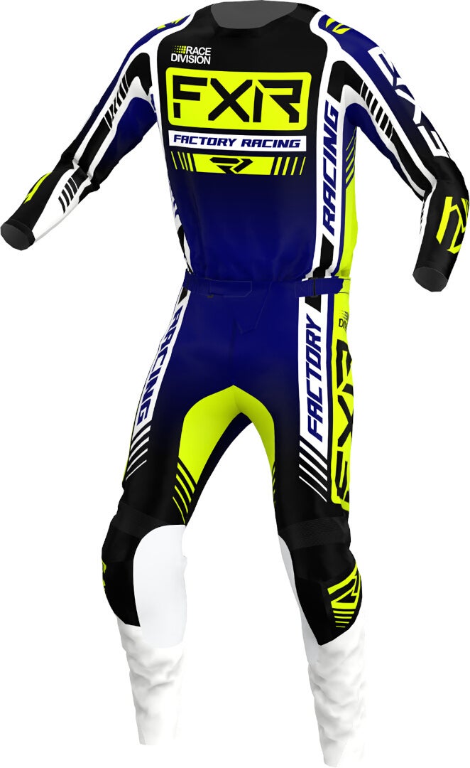 FXR Clutch Pro 2023 Motocross Pants blue/yellow/white 32 Figure 3