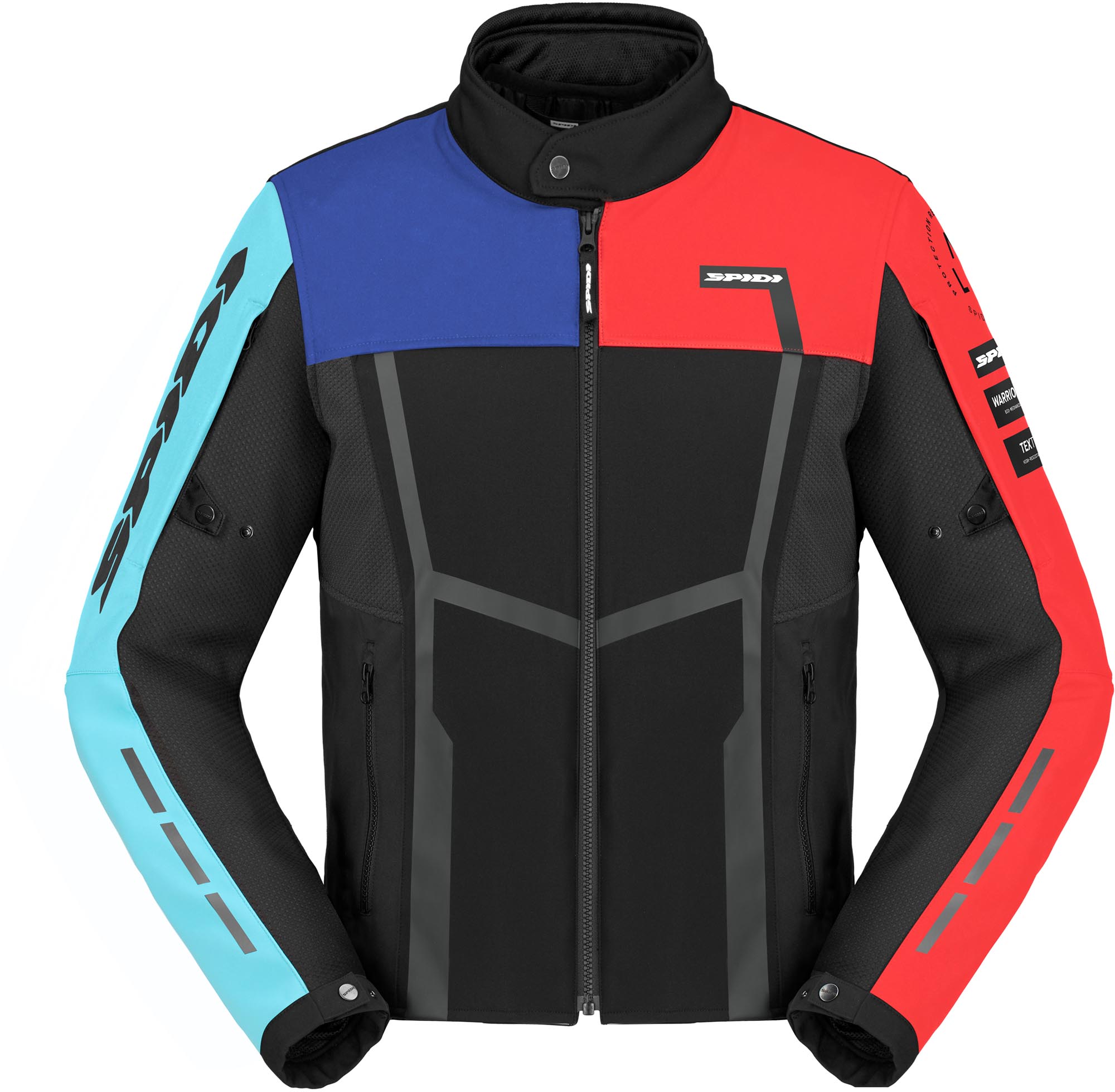 Spidi Motojoy Motorcycle Textile Jacket black/red/blue S Figure 1