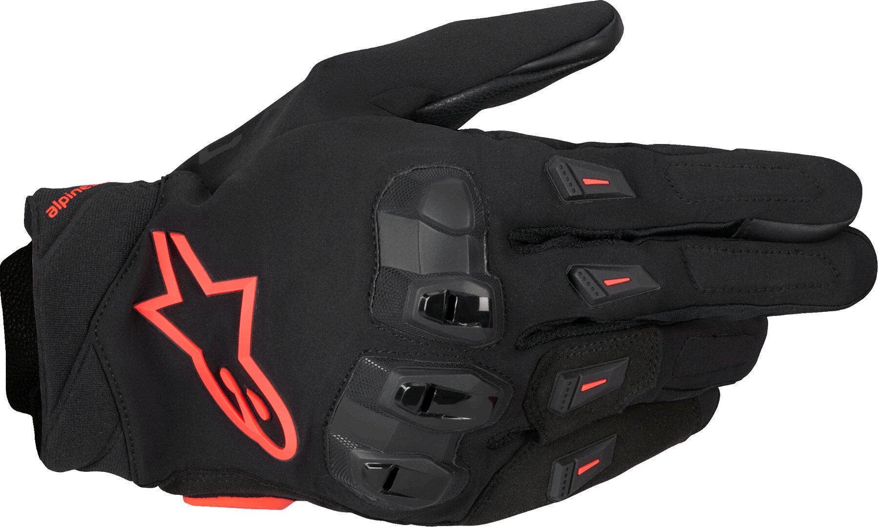 Alpinestars Sp X 3 Motorcykel handsker sort/neonrød M Figur 1