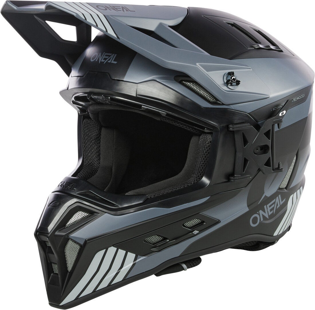 Oneal EX-SRS Hitch Motocross hjelm sort mat/grå M (57/58) Figur 1