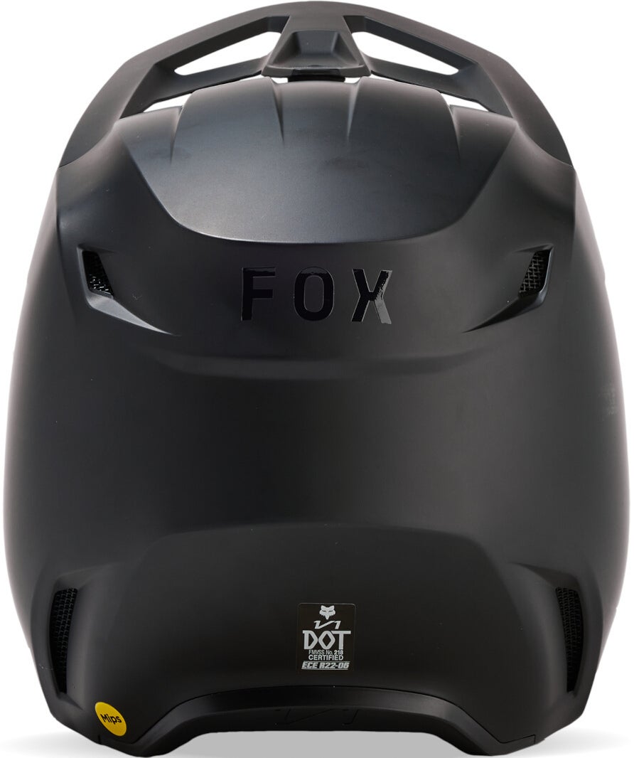 FOX V1 Matte Black 2023 Casco Motocross Giovanile Y/S (49/51) Figura 8