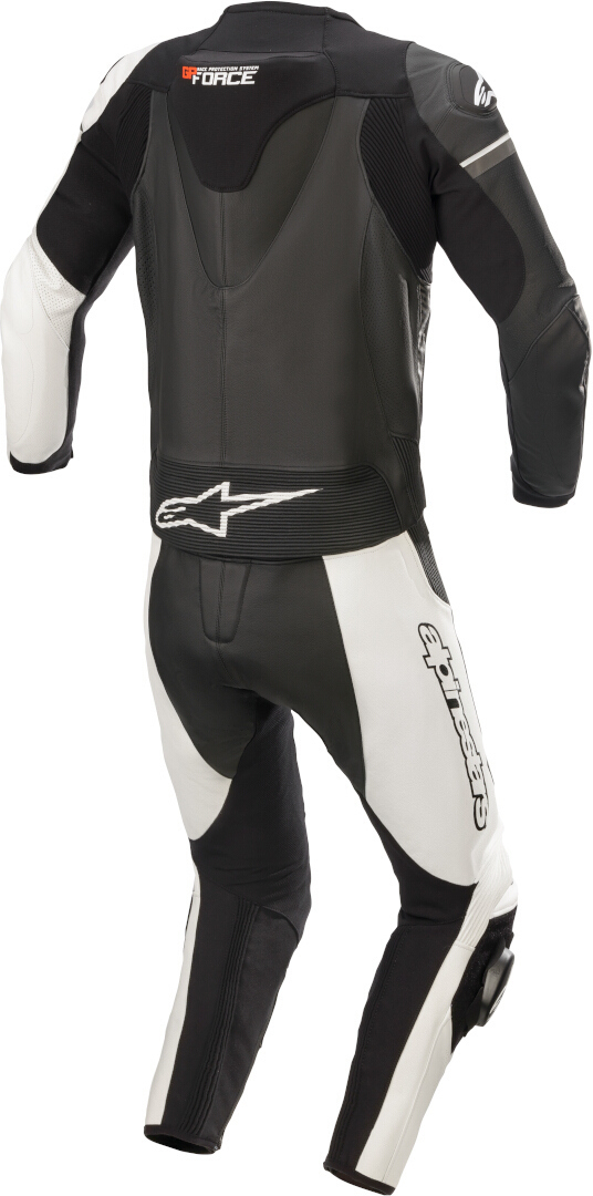 Alpinestars GP Force Phantom Tweedelige motorfiets lederen pak zwart/wit/grijs 60 Figuur 2