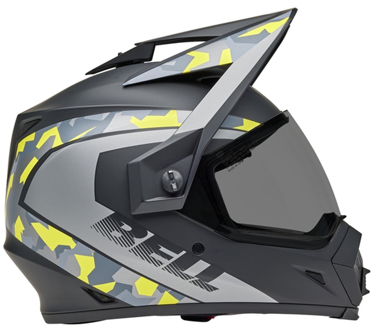 Bell MX-9 Adventure MIPS Enduro Helm grau/gelb XXL (62/63) Abbildung 3