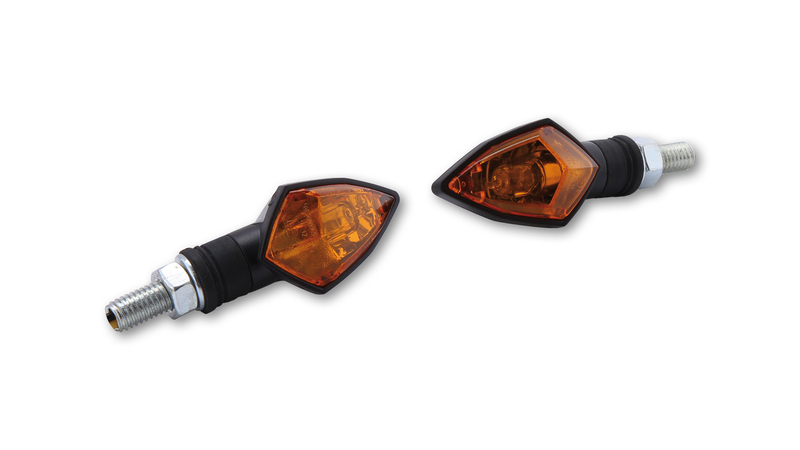 HIGHSIDER Corpul indicatorului Smart Rock Bulb Mini Negru / Portocaliu pentru lentile (pereche), față și spate Figura 1