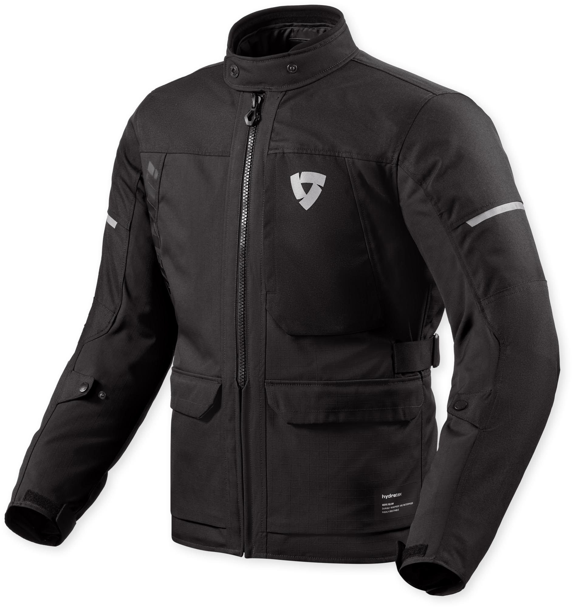 Revit Convergent H2O waterproof Motorcycle Textile Jacket black M Figure 1