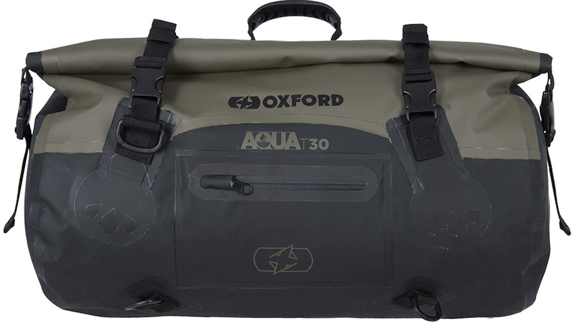 Oxford AQUA T-30 Roll Taske Sort/oliven 30 Ltr. Figur 3