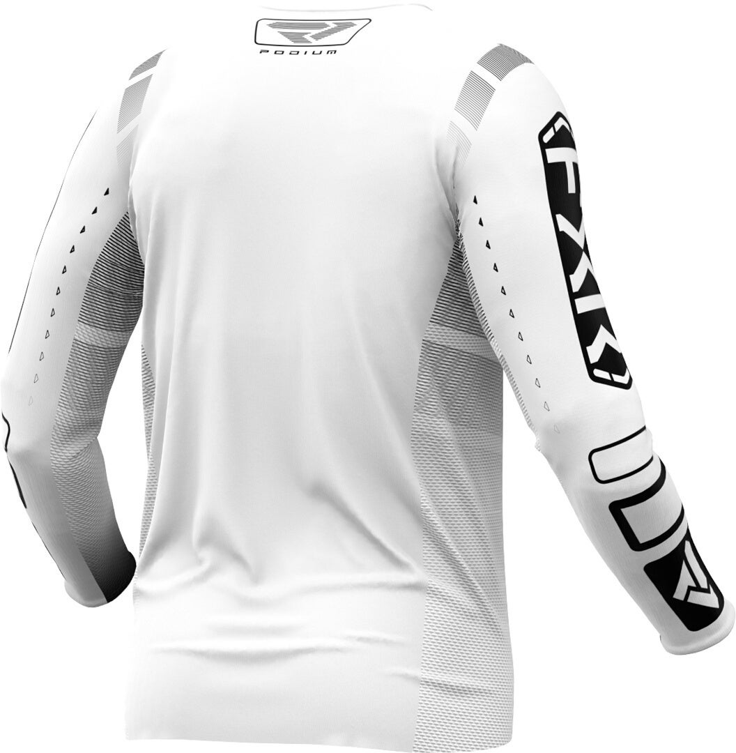 FXR Podium 2025 Motokrosový dres bílá/černá L Obrázek 2