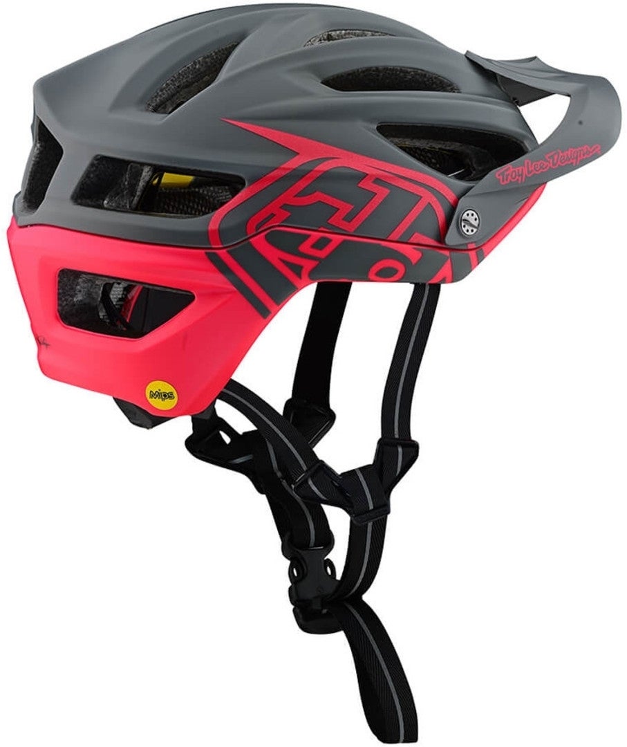 Troy Lee Designs A2 MIPS Decoy Casco Bycicle grigio/rosa M/L Figura 3