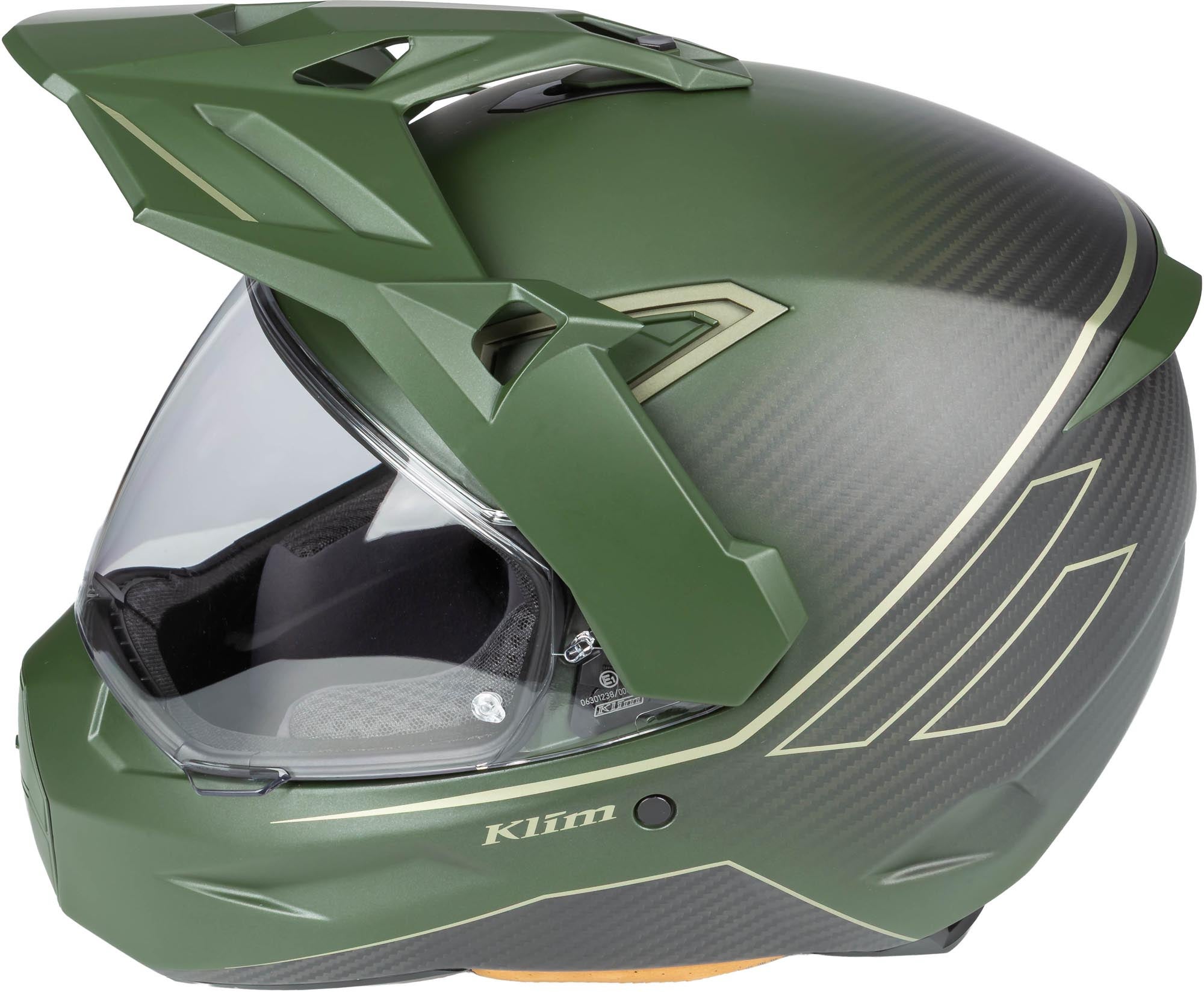 Klim X1 Alpha Graphic Carbon Kask enduro Wojskowy Zielony Matt L (59/60) Rysunek 5