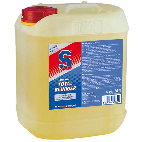 S100 Motocicletă Total Cleaner, recipient din plastic de 5 litri, Figura 1