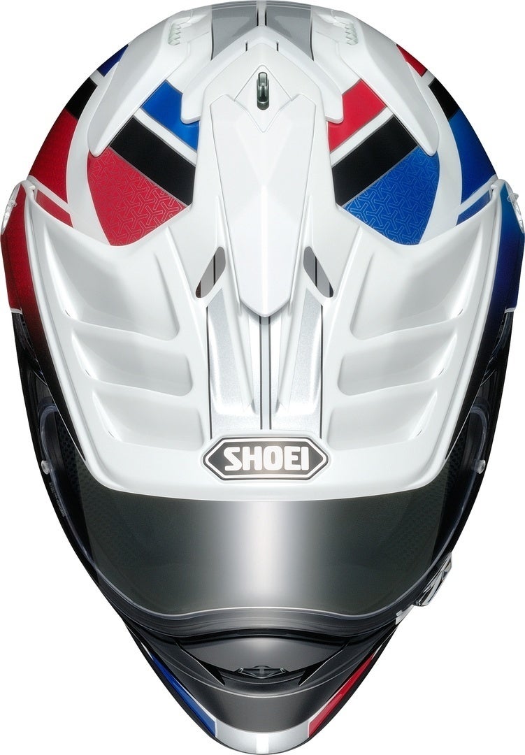 Shoei Hornet ADV Souvereign Motocross Helmet white/blue/red M (57/58) Figure 2